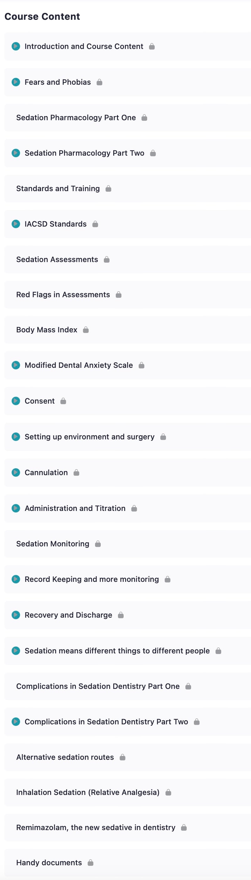 ONLINE Intravenous Sedation Refresher course for Dentists and Dental Nurses