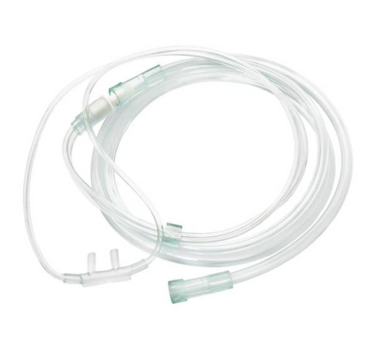 Adult Nasal Oxygen Cannula | 2.1m | Flexible Tip Breathing Nose Tube