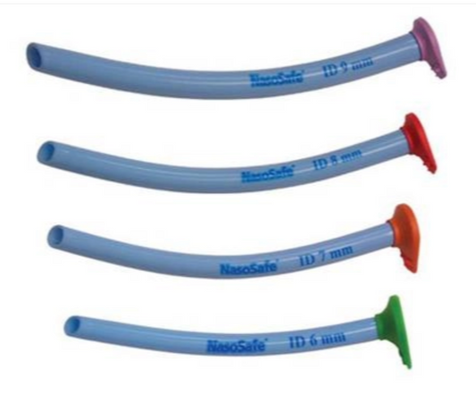 Nasosafe Assorted Nasopharyngeal Airways (NPA) | Sizes 4mm - 9mm | Emergency Resuscitation Endotracheal Tubes